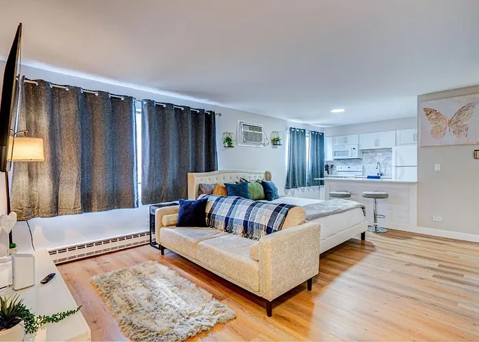Luxury King Bed • Remodeled Safe Chicago Condo Appartement Chicago